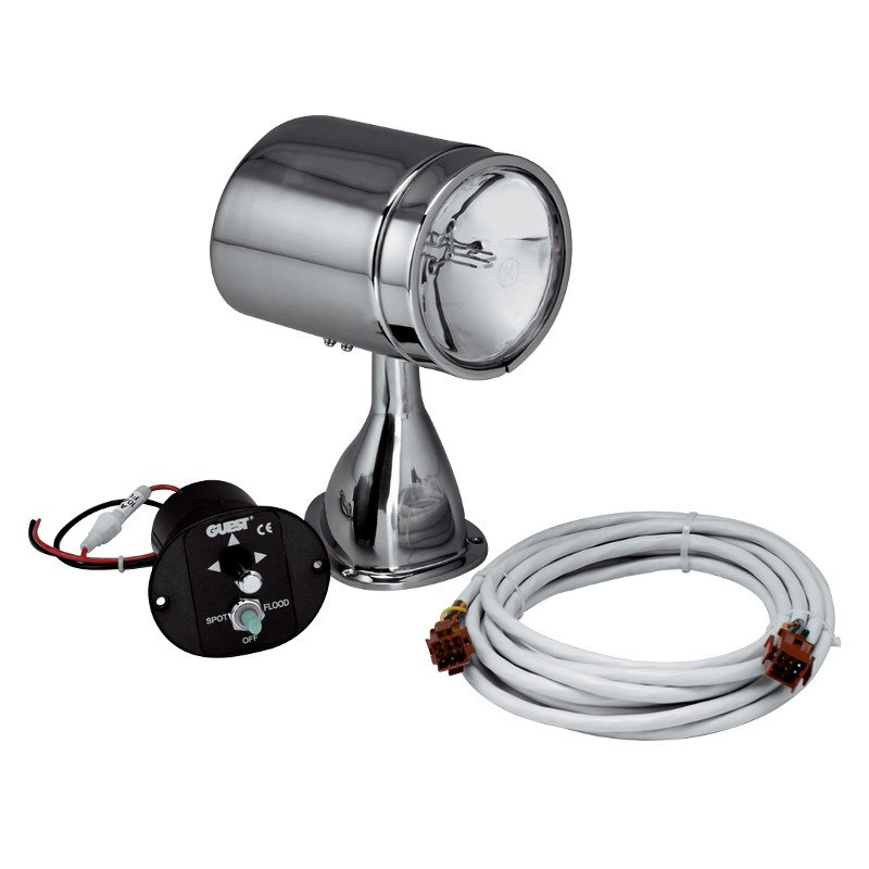 22040A Szperacz 5" z nierdzewnej stali światło Spot/Flood z 38cm kablem i joystickiem 22040A Szperacz 5" z nierdzewnej stali światło Spot/Flood z 38cm kablem i joystickiem