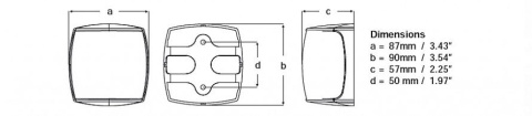 2LT 959 940-511 Lampa nawigacyjna NaviLED silnikowa/masztowa 3MM BSH (biała obudowa) 2LT 959 940-511 Lampa nawigacyjna NaviLED silnikowa/masztowa 3MM BSH (biała obudowa)