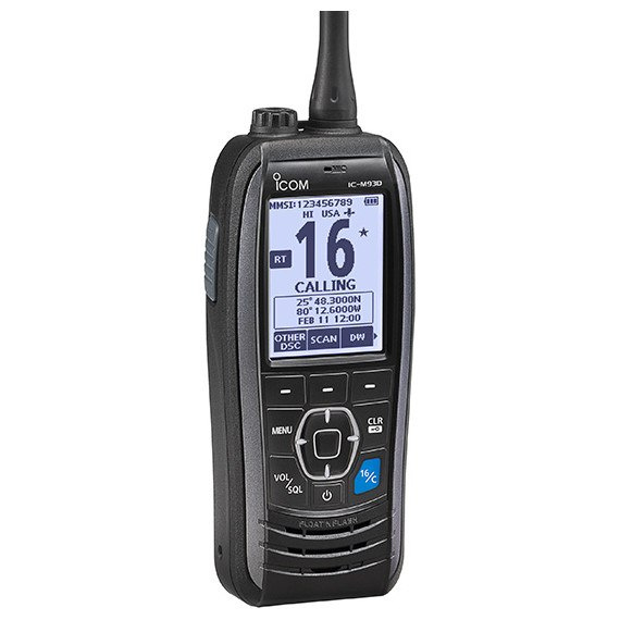 IC-M93D EURO Ręczny radiotelefon z DSC, pływający IC-M93D EURO Ręczny radiotelefon z DSC, pływający