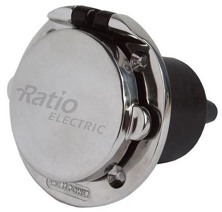 MP32-10 Gniazdo zasilania z lądu (stainless steel) MP32-10 Gniazdo zasilania z lądu (stainless steel)