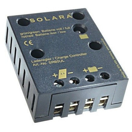 Regulator napięcia SR60UL, 12V, 4A, 60Wp, LED Regulator napięcia SR60UL, 12V, 4A, 60Wp, LED
