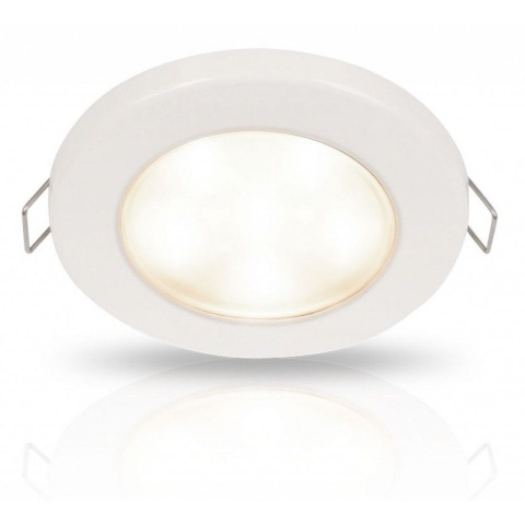 2JA 980 940-202 Lampa EuroLED 95, biała z obręczą plastikową, z zaciskami, niskoprofilowa, oświetlenie w dół, 10-33V DC 2JA 980 940-202 Lampa EuroLED 95, biała z obręczą plastikową, z zaciskami, niskoprofilowa, oświetlenie w dół, 10-33V DC
