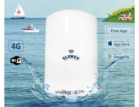 Antena WeBBoat 4G Lite IT1104 3G/4G/LTE oraz Wi-Fi z wbudowanym ruterem Antena WeBBoat 4G Lite IT1104 3G/4G/LTE oraz Wi-Fi z wbudowanym ruterem