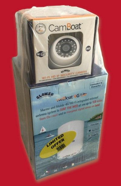 Antena WeBBoat 4G Lite IT1104 + Kamera CamBoat GLVS100 Antena WeBBoat 4G Lite IT1104 + Kamera CamBoat GLVS100