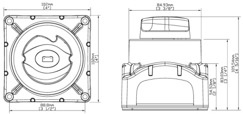 Elektryczny rozłącznik baterii 720-MDVS-24V + VSR Elektryczny rozłącznik baterii 720-MDVS-24V + VSR