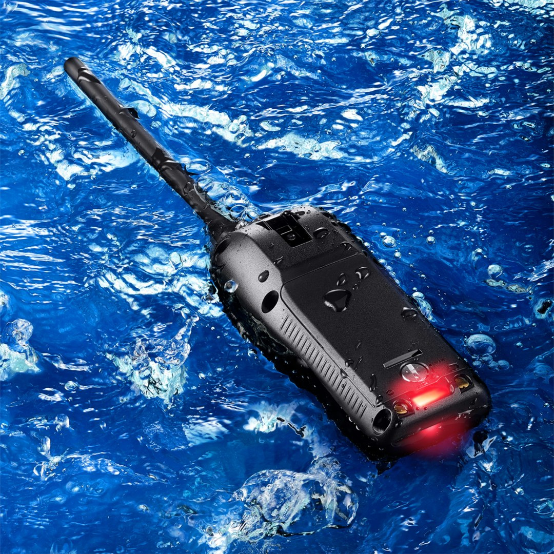 Radiotelefon morski IC-M37E, dryfujący i pływający, 6W, 12 godz. pracy