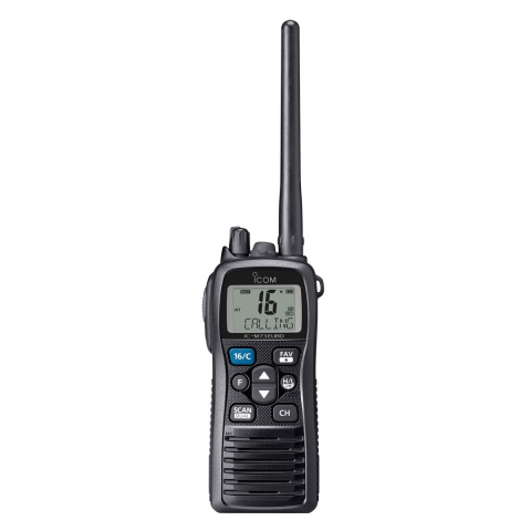 Radiotelefon morski IC-M73EURO, dryfujący i pływający, z nagrywaniem, IPX8, 6W Radiotelefon morski IC-M73EURO, dryfujący i pływający, z nagrywaniem, IPX8, 6W
