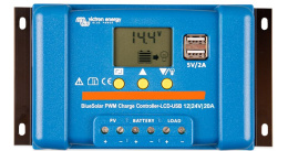 SCC010020050 Kontroler ładowania solarnego BlueSolar PWM-LCD&USB 12/24V-20A