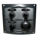 900-3WPS Panel wodoodporny 3 przełączniki + gniazdo zapalniczki