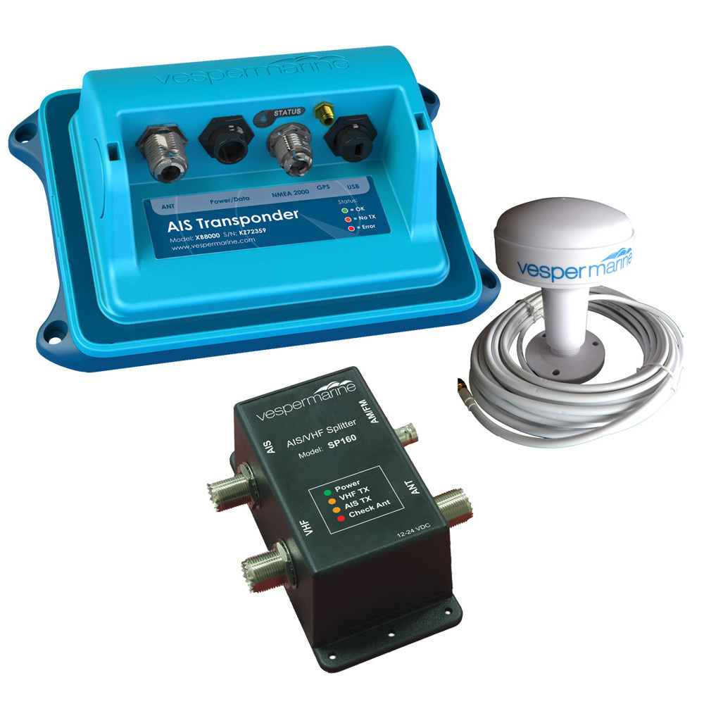XB8000 Nadajnik AIS (Black Box) + splitter antenowy SP160 XB8000 Nadajnik AIS (Black Box) + splitter antenowy SP160