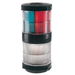 2LT 002 984-601U Lampa topowa trójsektorowa z kotwicznym 360stopni, czarna obudowa seria 2984