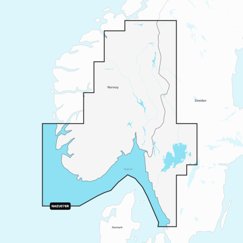 Mapa Navionics+ Regular NAEU078R (Oslo, Skagerrak i Haugesund) na karcie mSD