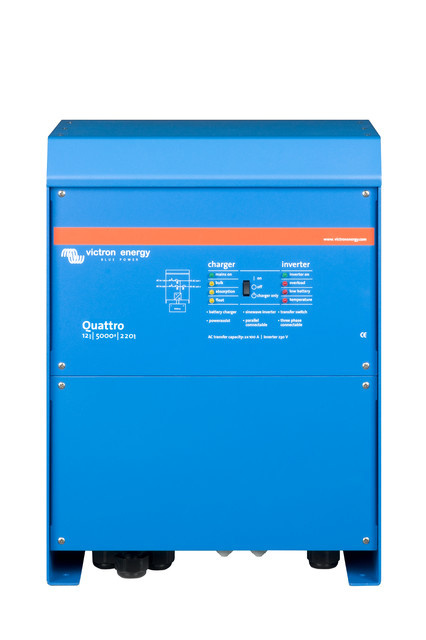 QUA125020000 Inwerter z ładowarką Quattro 12/5000/220-100/100-230V