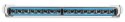 2LT 958 140-531 Lampa Sea Hawk-470 Pencil Beam z Edge Light, niebieska w białej obudowie