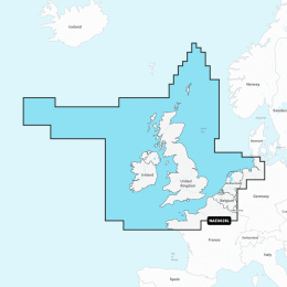 Mapa Navionics+ Large NAEU628L (Wielka Brytania, Irlandia i Holandia) na karcie mSD