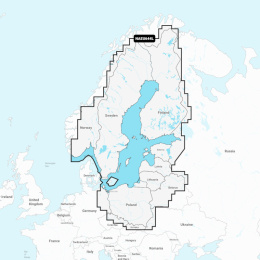 Mapa Navionics+ Large NAEU644L (Bałtyk, Polska, Finlandia, Szwecja, część Norwegii) na karcie mSD