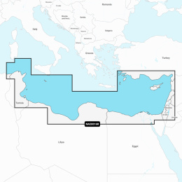 Mapa Navionics+ Regular NAEU016R (Morze Śródziemne, południowy wschód) na karcie mSD