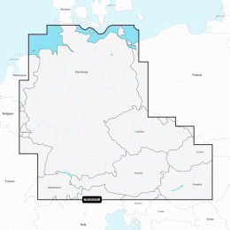 Mapa Navionics+ Regular NAEU060R (Niemcy, jeziora i rzeki) na karcie mSD