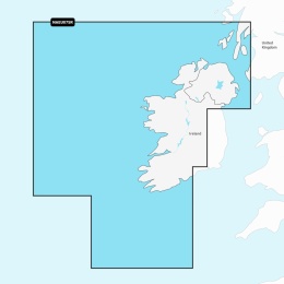 Mapa Navionics+ Regular NAEU075R (Irlandia, zachodnie wybrzeże) na karcie mSD