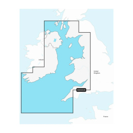 Mapy Garmin Navionics+ Regular NSEU004R (Morze Irlandzkie) na kartach mSD