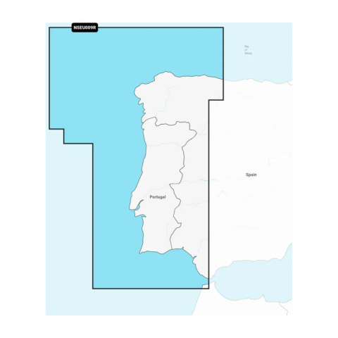 Mapy Garmin Navionics+ Regular NSEU009R (Portugalia i Hiszpania, północny zachód) na kartach mSD