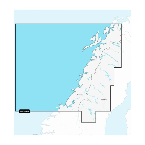 Mapy Garmin Navionics+ Regular NSEU053R (Norwegia, Trondheim do Tromso) na kartach mSD