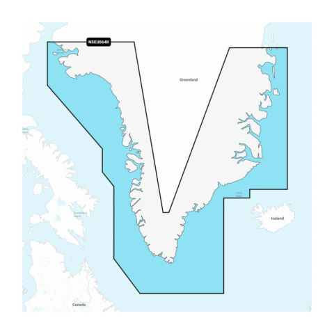 Mapy Garmin Navionics+ Regular NSEU064R (Grenlandia) na kartach mSD