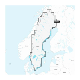 Mapy Garmin Navionics+ Regular NSEU067R (Szwecja, jeziora i rzeki) na kartach mSD