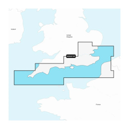 Mapy Garmin Navionics+ Regular NSEU074R (Anglia, południowe wybrzeże) na kartach mSD