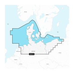 Mapy Garmin Navionics+ Regular NSEU077R (Dania i Niemcy, Północ) na kartach mSD