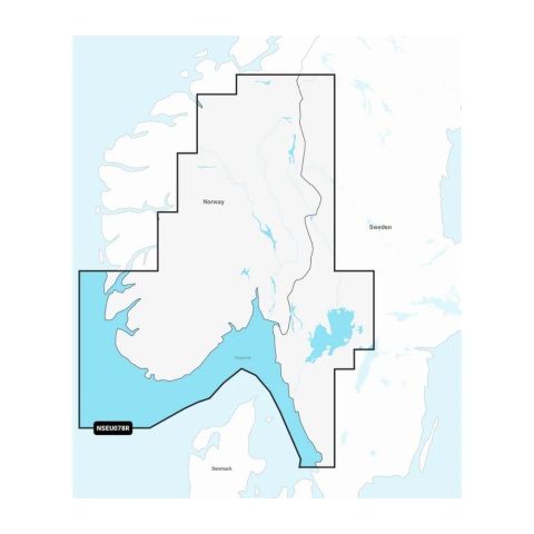 Mapy Garmin Navionics+ Regular NSEU078R (Oslo, Skagerrak i Haugesund) na kartach mSD