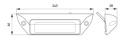 1GB 996 098-511 Lampa oświetlenia pokladu FMS 2500, biała