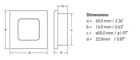 2XT 980 580-571 Lampka Slim Line MD12 biała 12V