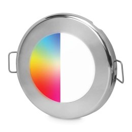 2JA 017 884-011 Lampa Hella Apelo EuroLED75 RGB/W, oświetlenie w dół, okrągła, ramka z nierdzewnej stali