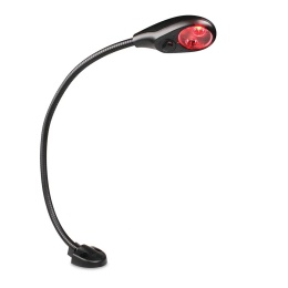 2JA 343 720-622 Lampa oświetlenia wnętrza, światło białe/czerwone, kolor czarny, ramię 400mm