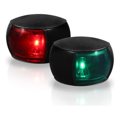 2LT 980 520-861EL Lampy NaviLED Compact, para (LB+PB), kabel 12 cm, czarna obudowa, kolorowy klosz, BSH, USCG