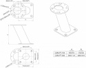 CAM-PT-150-01-BLK Podstawa pod kamerę PowerTower 150mm / 6"