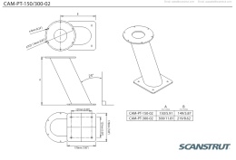 CAM-PT-150-02 Podstawa pod kamerę PowerTower 150mm / 6
