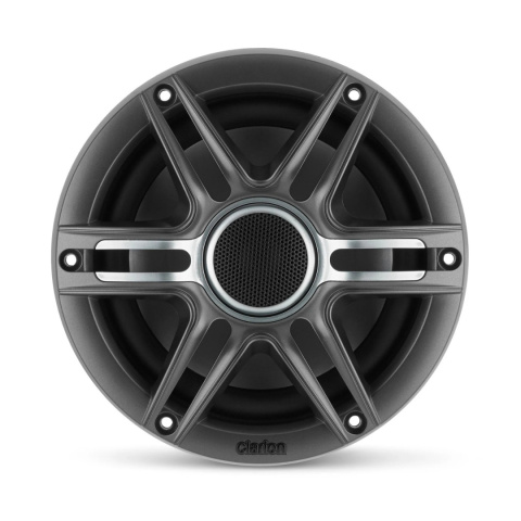 Głośniki Clarion CMSP-651-SWG 6,5″ Premium Marine Coaxial Speakers, Sport Grilles, zawiera białe i szare grille [010-03047-00]