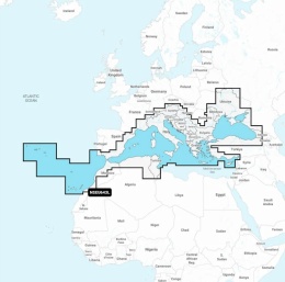 Mapa Garmin Navionics+ Large NSEU643L (Morze Śródziemne i Morze Czarne) na karcie mSD