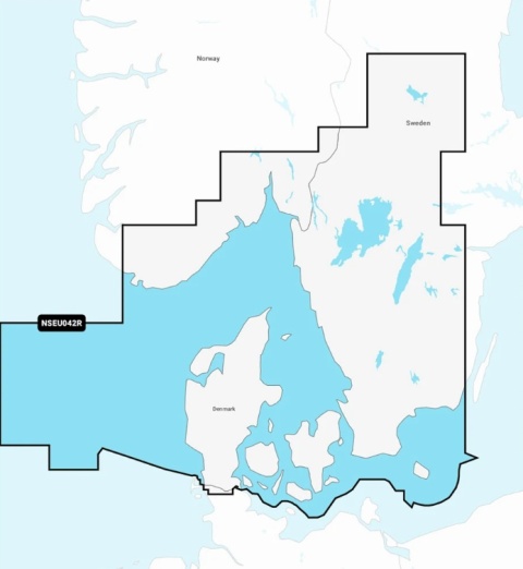 Mapa Garmin Navionics+ Regular NSEU042R (Oslo–Trelleborg) na kacie mSD