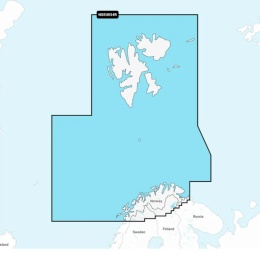 Mapa Garmin Navionics+ Regular NSEU054R (Norwegia, Vestfjden–Varanger i Svalbard) na kacie mSD