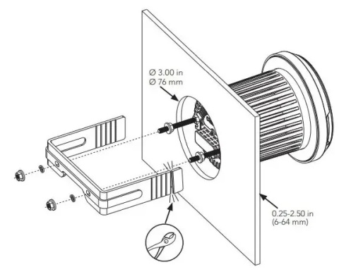 Radio Clarion CMM-10GR okrągłe z wyświetlaczem LCD [010-03219-00]