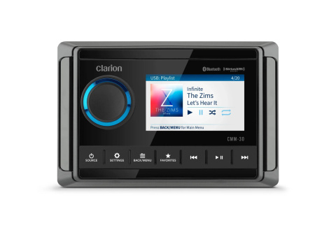 Radio morskie Clarion CMM-30 z wyświetlaczem LCD [010-03224-00]