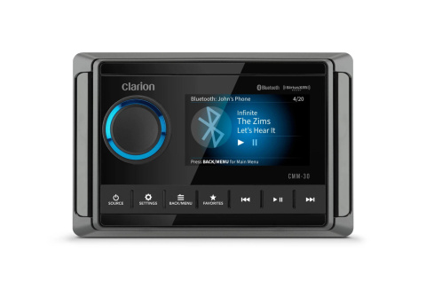 Radio morskie Clarion CMM-30 z wyświetlaczem LCD [010-03224-00]