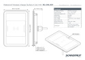 SC-CW-2GT Wodoodporna ładowarka bezprzewodowa, na powierzchnię, 3 cewki, 15W, 12/24V