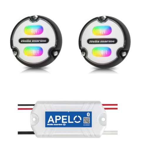 Zestaw Lampy podwodne Apelo A1, plastikowa, biała, RGB + Apelo Light Controller [2LT 016 146-012 + 5XA 285 814-001]