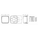 2LT 959 940-401 Lampa nawigacyjna NaviLED Pro masztowa/silnikowa, czarna obudowa, 5NM