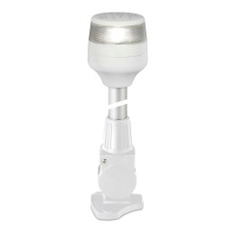 2LT 980 960-331 Składana lampa kotwiczna NaviLED 360 Compact, biała, biała podstawa, 2NM, 510mm