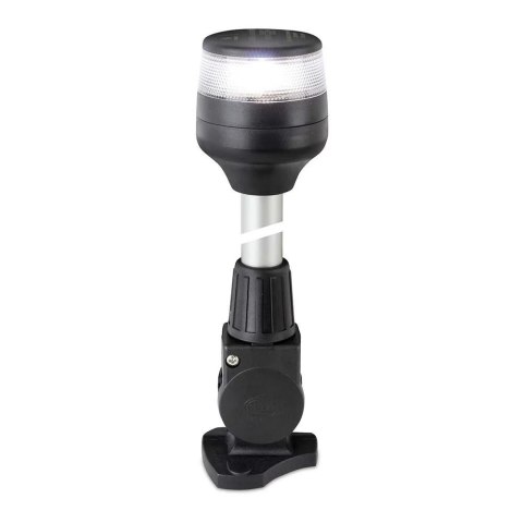 2LT 980 960-361 Składana lampa kotwiczna NaviLED 360 Compact, biała, czarna podstawa, 2NM, 865mm